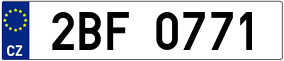 Truck License Plate